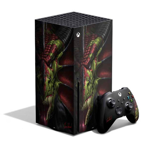Lair of Shadows Dragon by Tom Wood Xbox Series X Skins